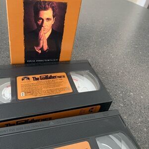 The Godfather Part III Final Director's Cut VHS 1990 Gold VCR Tapes Movie